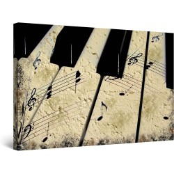 Decoration Murale Salon Moderne - Image sur Toile - Grande 120 x 80 cm Idée Cadeau Élégante et Originale