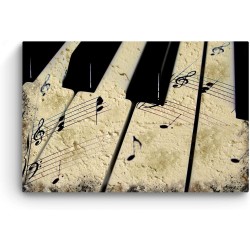 Decoration Murale Salon Moderne - Image sur Toile - Grande 120 x 80 cm Idée Cadeau Élégante et Originale