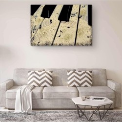 Decoration Murale Salon Moderne - Image sur Toile - Grande 120 x 80 cm Idée Cadeau Élégante et Originale