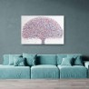 Decoration Murale Prêt à Accrocher Arbres Peinture Moderne 60 x 90 cm Idée Cadeau Élégante et Originale