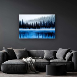 s PeiTableau Decoration Murale Prêt à Accrocher Arbrenture Moderne 90 x 60 cm Idée Cadeau Élégante et Originale