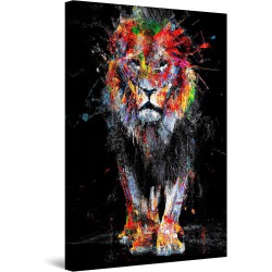 Tableau Decoration Murale Prêt à Accrocher Peinture Moderne et Contemporaine Grande 120 x 80 cm Idée Cadeau Élégante