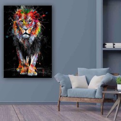 Tableau Decoration Murale Prêt à Accrocher Peinture Moderne et Contemporaine Grande 120 x 80 cm Idée Cadeau Élégante