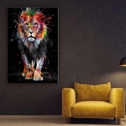 Tableau Decoration Murale Prêt à Accrocher Peinture Moderne et Contemporaine Grande 120 x 80 cm Idée Cadeau Élégante