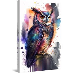 Tableau Decoration Murale Prêt à Accrocher Peinture Moderne et Contemporaine Grande 80 x 120 cm Idée Cadeau Élégante