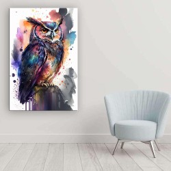 Tableau Decoration Murale Prêt à Accrocher Peinture Moderne et Contemporaine Grande 80 x 120 cm Idée Cadeau Élégante