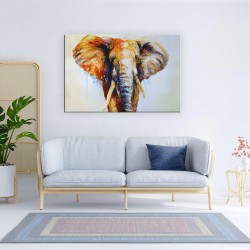 Tableau Decoration Murale Prêt à Accrocher Peinture Moderne et Contemporaine 90 x 60 cm Idée Cadeau Élégante et Originale