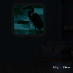 Tableau Decoration Murale Prêt à Accrocher Peinture Moderne et Contemporaine 80 x 80 cm Idée Cadeau Élégante et Originale