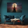 Voile de Nuit Murale sur Toile - Grande 120 x 80 cm  Effet Lumineux Nocturne Visiter la boutique Startonight