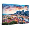 Côte Dalmate Croatie Moderne Image sur Toile - Grande 120 x 80 cm
