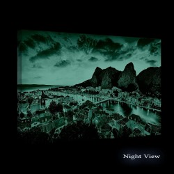 Côte Dalmate Croatie Moderne Image sur Toile - Grande 120 x 80 cm