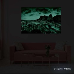 Côte Dalmate Croatie Moderne Image sur Toile - Grande 120 x 80 cm