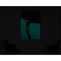 Arbre de Femme Coloré, Tableau Abstrait Moderne - Image sur Toile 60 x 90  cm