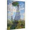 Monet Reproduction, Tableau Abstrait Murale Salon Moderne - Image sur Toile - 60 x 90 cm