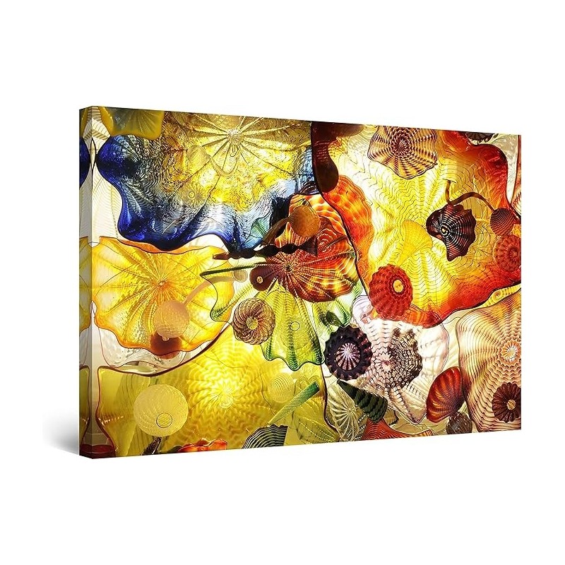 Tableau Abstrait sur Toile – Se Recharge au Jour et Brille Dans le Noir | Soluna Art