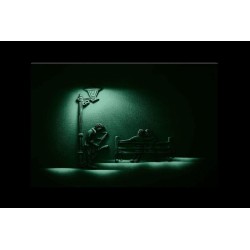 Saxophoniste, Art Encadré Imprimée Tableau Motif Moderne Décoration Tendu sur Chassis Prêt à Accrocher Grande 80 x 120 cm