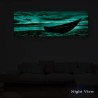 Bateau Sur La Sable, Tableau Paysage - Decoration Murale Salon Moderne - Image sur Toile - 40 x 120 cm