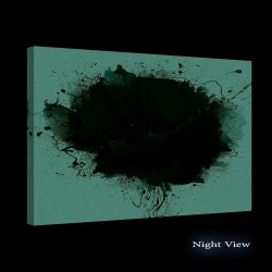 Coquelicot Rouge - Tableau Fleurs - Decoration Murale Salon Moderne - Image sur Toile -