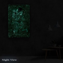 Klimt, Tableau Abstrait - Decoration Murale Salon Moderne - Image sur Toile - Grande