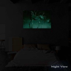 Licorne, Tableau Reproduction- Decoration Murale Salon Moderne - Image sur Toile - Grande