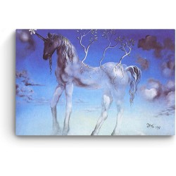 Licorne, Tableau Reproduction- Decoration Murale Salon Moderne - Image sur Toile - Grande