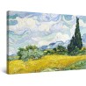Champ de Céréales - Tableau Paysage - Decoration Murale Salon Moderne - Image sur Toile - Grande