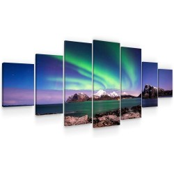 Aurora Borealis, Impression De Photos Sur Toile  Tableau Motif Moderne