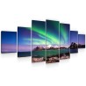 Aurora Borealis, Impression De Photos Sur Toile  Tableau Motif Moderne