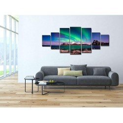 Aurora Borealis, Impression De Photos Sur Toile  Tableau Motif Moderne