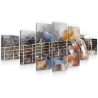 Chanteur de Rock - Tableau Musique - Decoration Murale Salon Moderne - Image sur Toile xxl 7 pieces