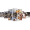 Chanteur de Rock - Tableau Musique - Decoration Murale Salon Moderne - Image sur Toile xxl 7 pieces