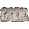 Chiens, Décoration Murale Photo sur le mur Grand Format XXL Motif Moderne Déco d'Art Murale