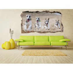 Chiens, Décoration Murale Photo sur le mur Grand Format XXL Motif Moderne Déco d'Art Murale