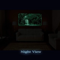 Chute D'eau Dans La Forêt, Décoration Murale Photo sur le mur Grand Format XXL Motif Moderne Déco d'Art Murale