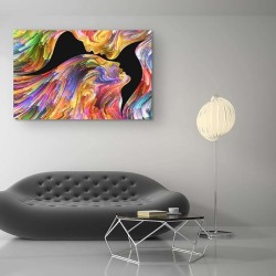 Embrasser dans l'éternité - Tableau Abstrait - Decoration Murale Salon Moderne - Grande 80 x 120 cm