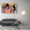 Embrasser dans l'éternité - Tableau Abstrait - Decoration Murale Salon Moderne - Grande 80 x 120 cm