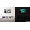 Adam Et Eve Motif Moderne Décoration Tendu Sur Chassis Prêt à Accrocher Grande 80 x 120 cm