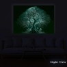 Carte Rose Route de Rome Arbre  - Grande Tableau Decoration Murale Peinture Arbres Grande 80 x 120 cm