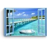 Tableau Paysage - Decoration Murale Salon Moderne - Image sur Toile - Grande 80 x 120 cm