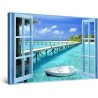 Tableau Paysage - Decoration Murale Salon Moderne - Image sur Toile - Grande 80 x 120 cm