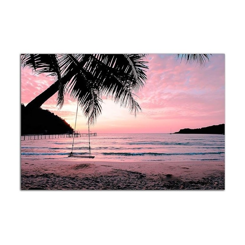 Tableau Paysage - Decoration Murale Salon Moderne - Image sur Toile - Grande 80 x 120 cm