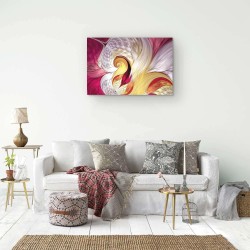 Decoration Murale Salon Moderne - Image sur Toile - 60 x 90 cm Idée Cadeau Élégante et Originale